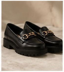 Mocassins Preto Heritage